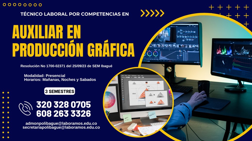 Auxiliar en Producción Gráfica